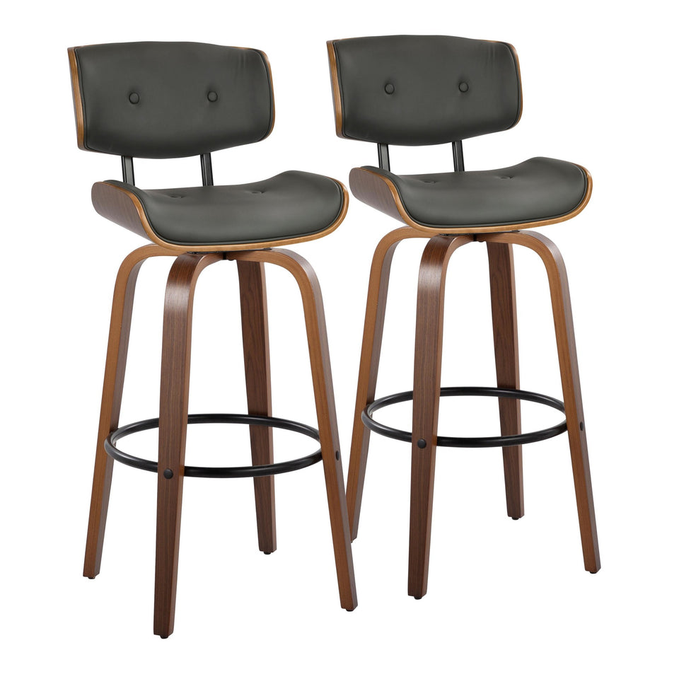 Lombardi 30" Fixed-Height Barstool - Set of 2