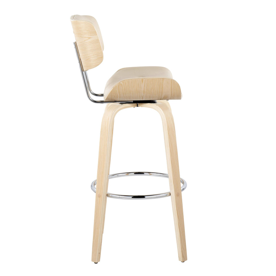 Lombardi 30" Fixed-Height Barstool - Set of 2