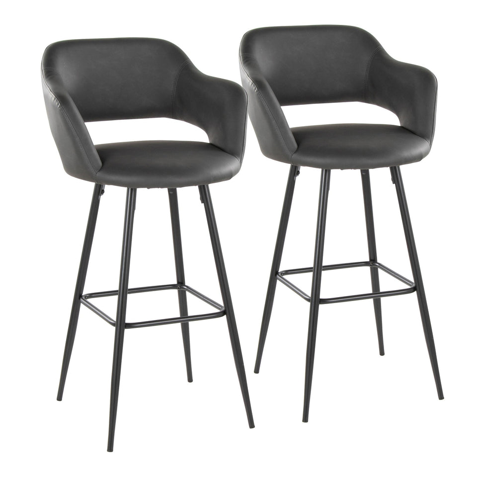 Margarite 30" Fixed-Height Barstool - Set of 2