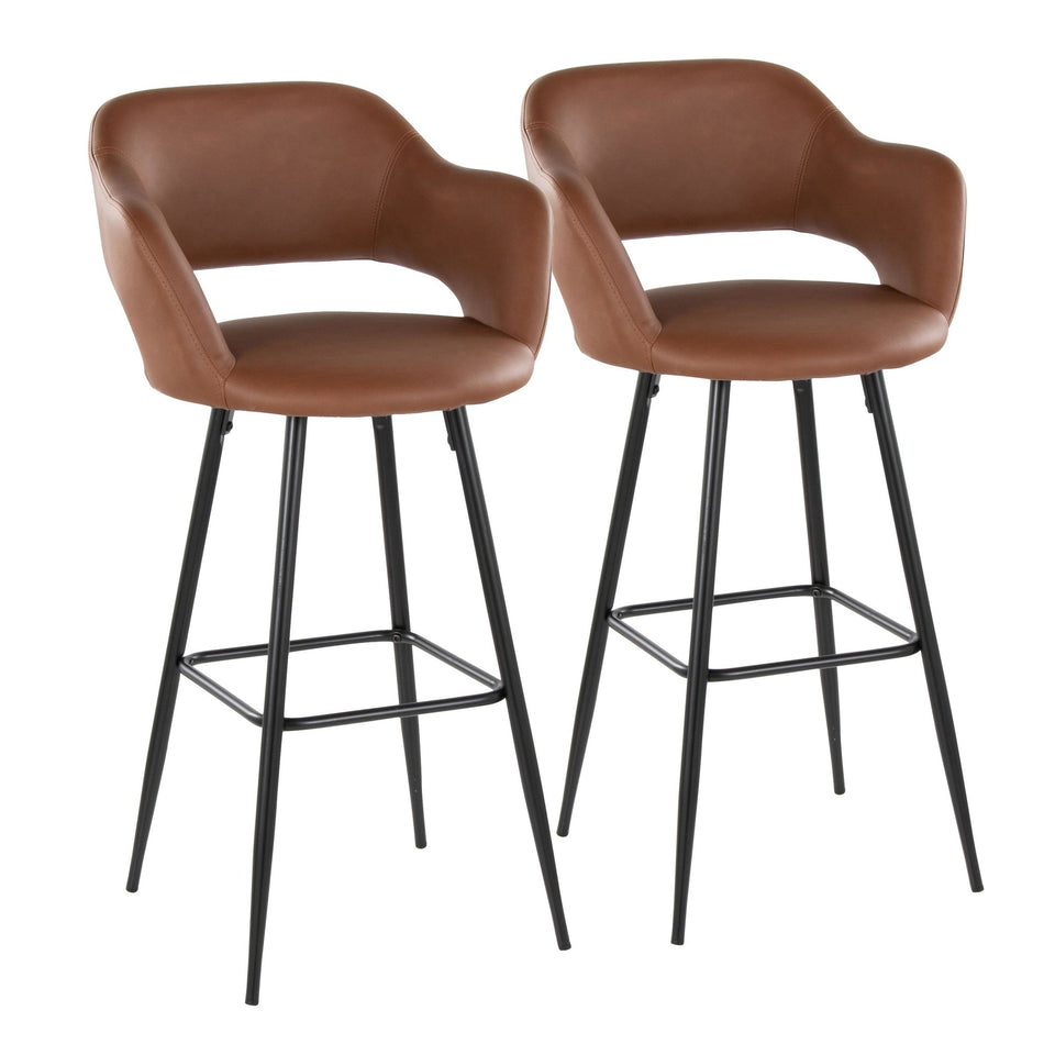 Margarite 30" Fixed-Height Barstool - Set of 2