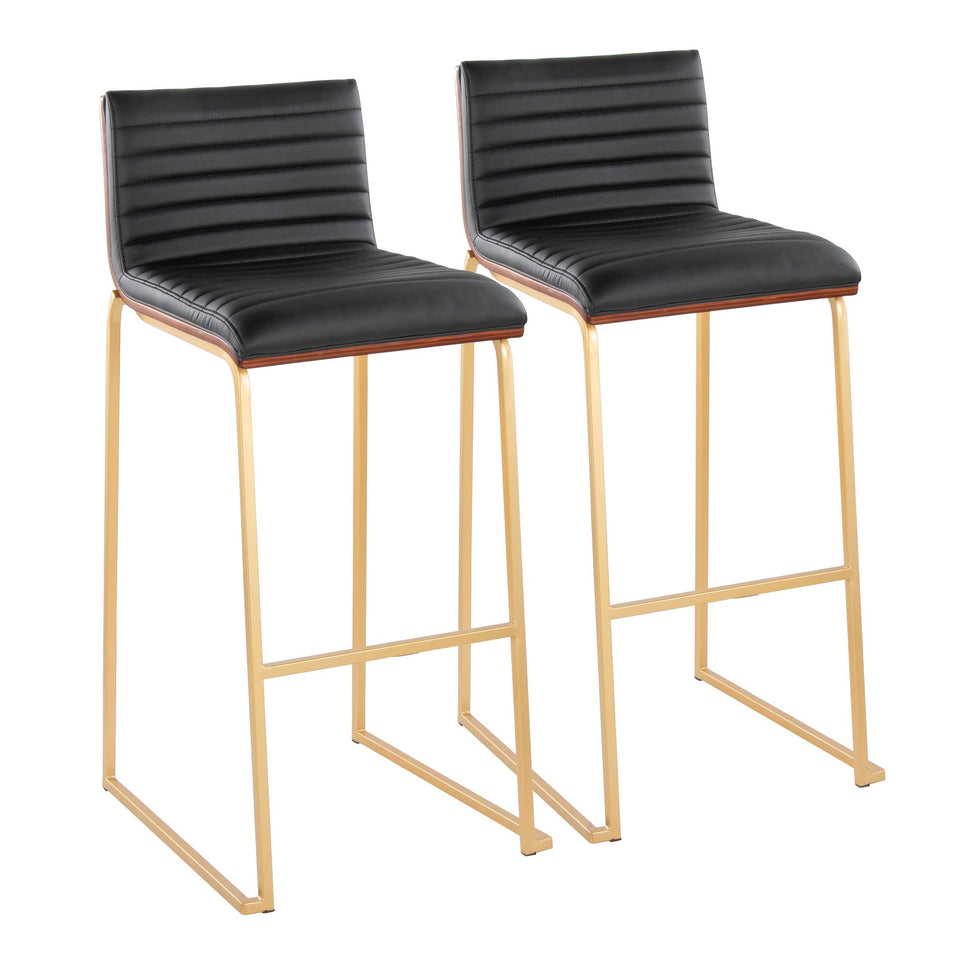 Mason Mara 30" Fixed-Height Barstool - Set of 2