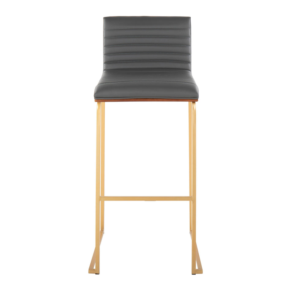 Mason Mara 30" Fixed-Height Barstool - Set of 2
