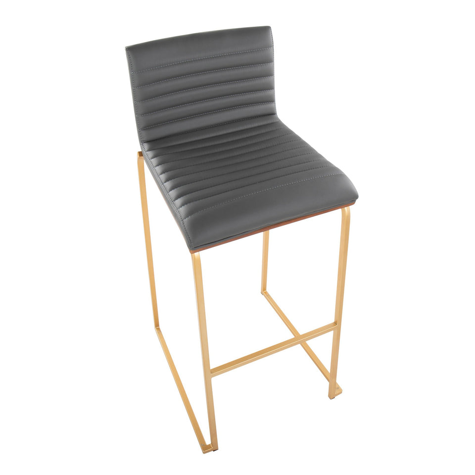 Mason Mara 30" Fixed-Height Barstool - Set of 2