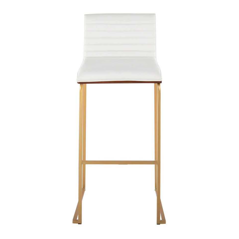 Mason Mara 30" Fixed-Height Barstool - Set of 2