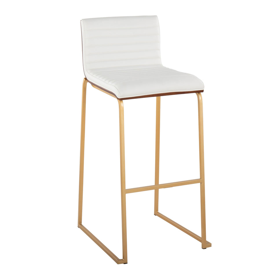 Mason Mara 30" Fixed-Height Barstool - Set of 2