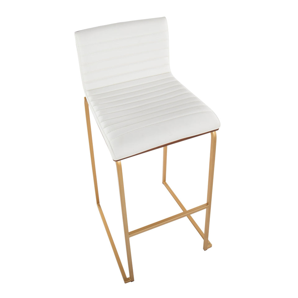Mason Mara 30" Fixed-Height Barstool - Set of 2