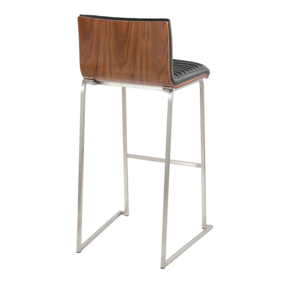 Mason Mara 30" Fixed-Height Barstool - Set of 2
