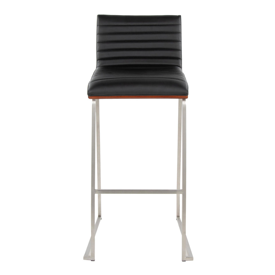 Mason Mara 30" Fixed-Height Barstool - Set of 2
