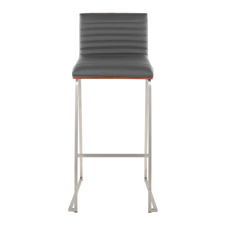 Mason Mara 30" Fixed-Height Barstool - Set of 2