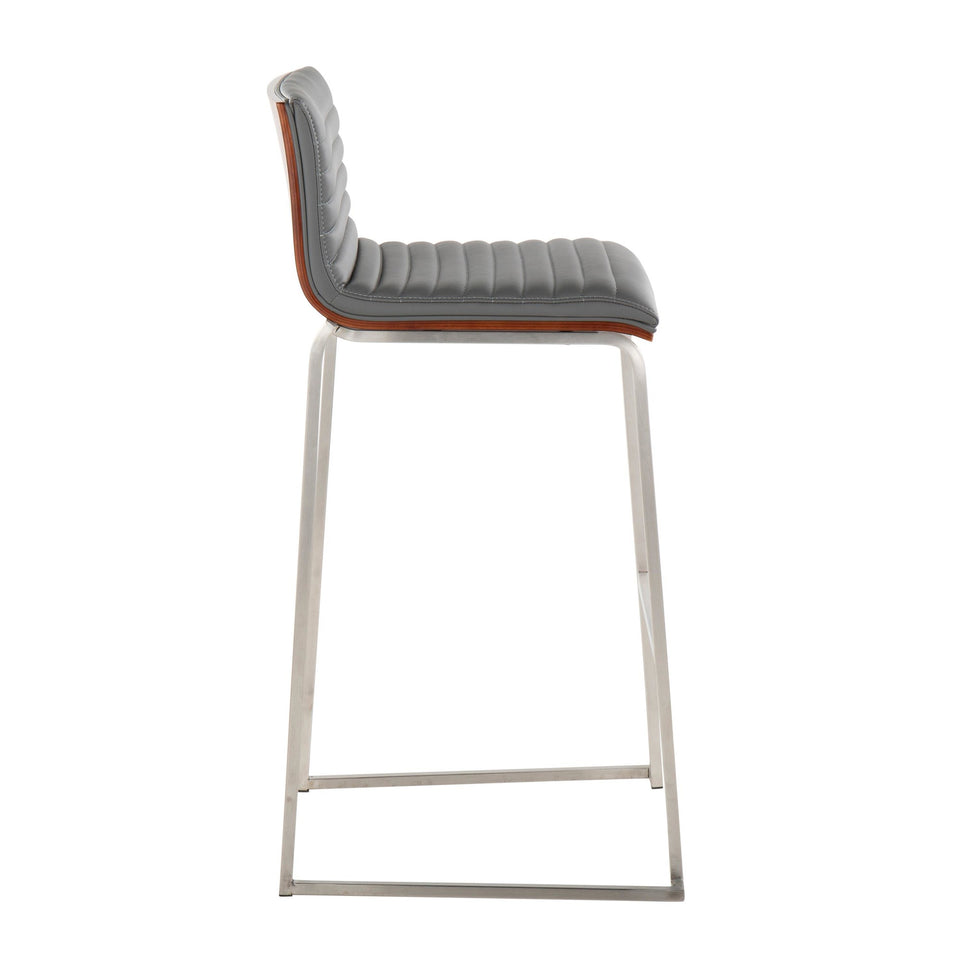 Mason Mara 30" Fixed-Height Barstool - Set of 2
