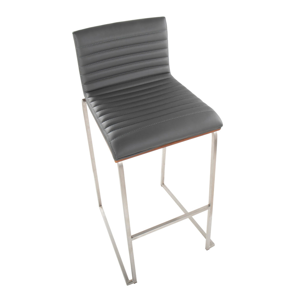 Mason Mara 30" Fixed-Height Barstool - Set of 2