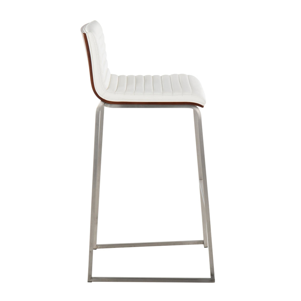 Mason Mara 30" Fixed-Height Barstool - Set of 2