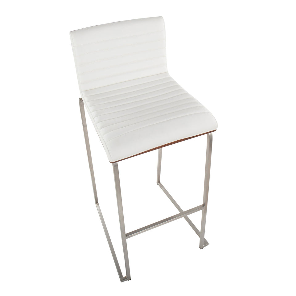 Mason Mara 30" Fixed-Height Barstool - Set of 2