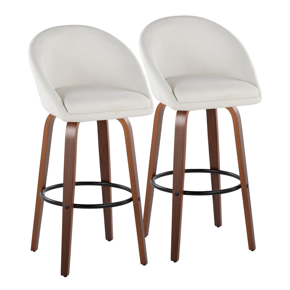 Matisse High Back 30" Fixed-Height Barstool - Set of 2