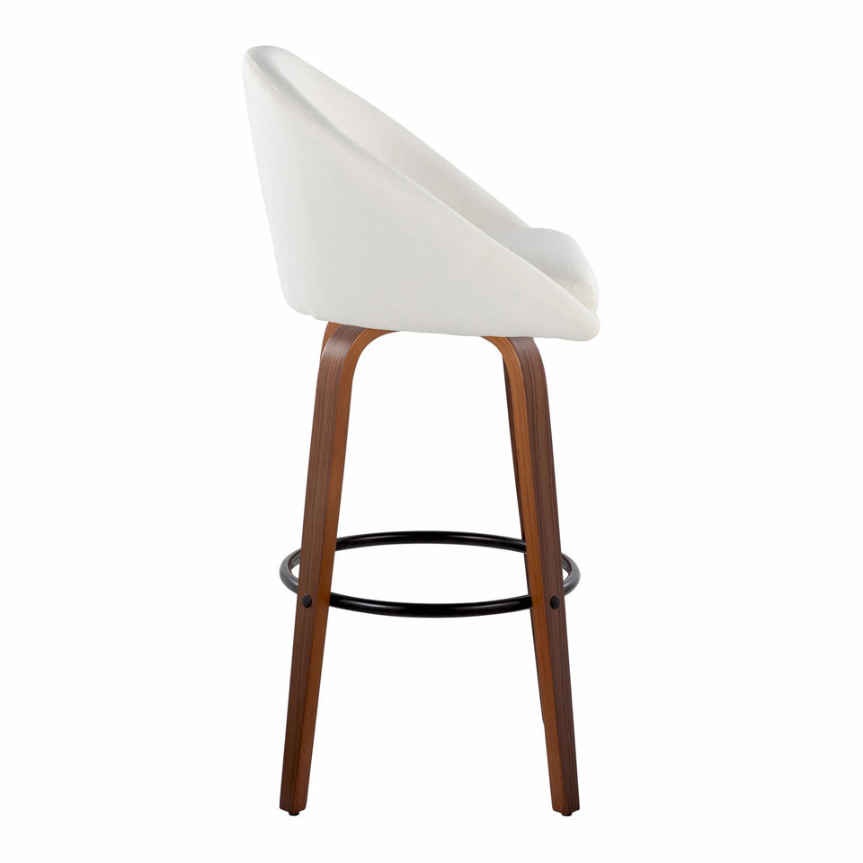 Matisse High Back 30" Fixed-Height Barstool - Set of 2