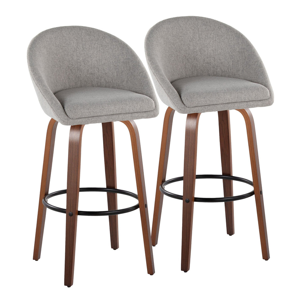 Matisse High Back 30" Fixed-Height Barstool - Set of 2