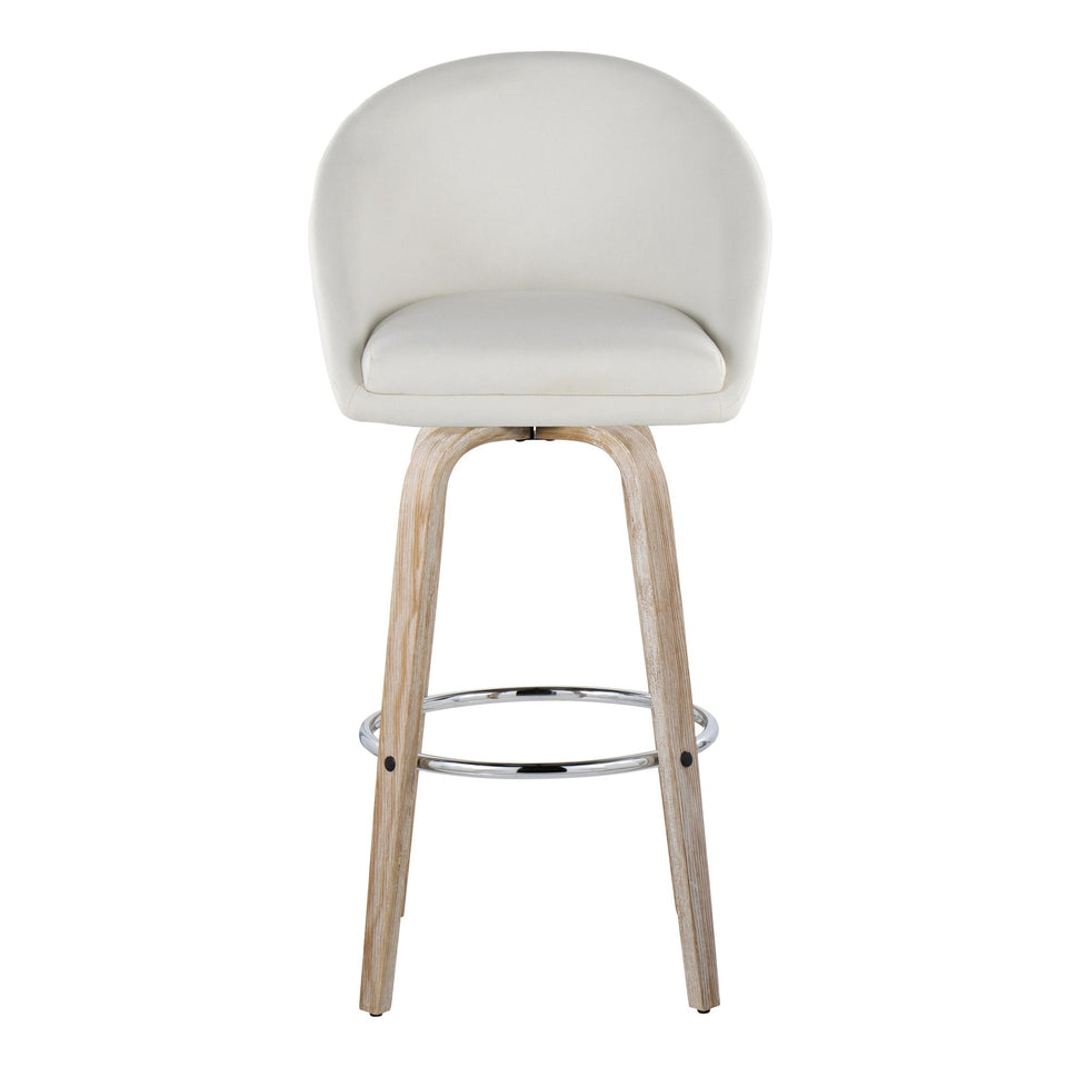 Matisse High Back 30" Fixed-Height Barstool - Set of 2