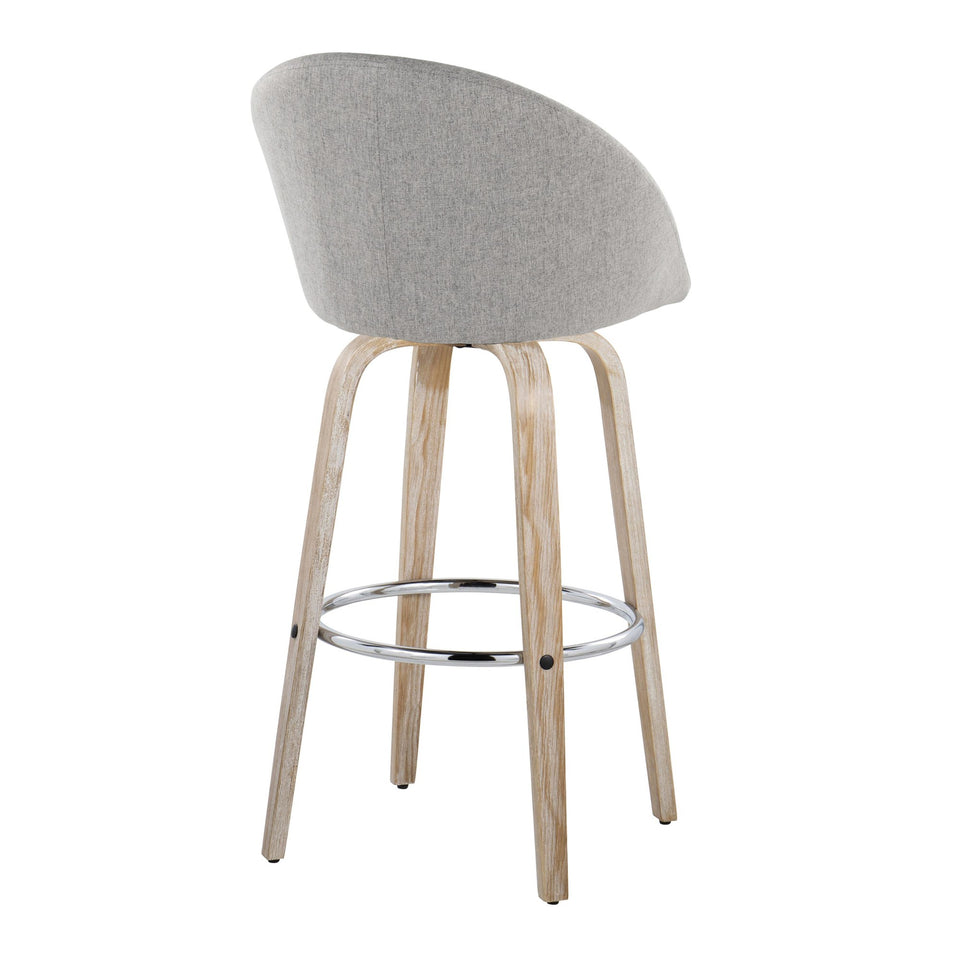 Matisse High Back 30" Fixed-Height Barstool - Set of 2
