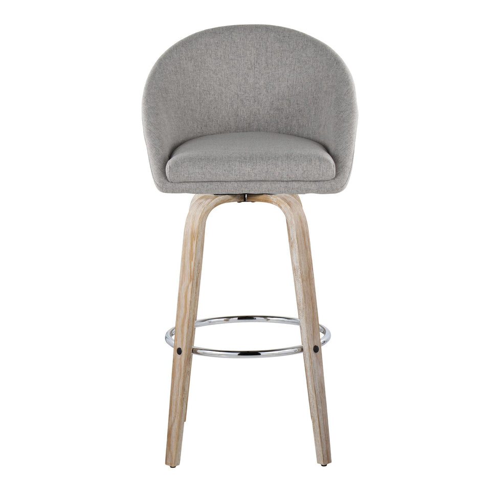 Matisse High Back 30" Fixed-Height Barstool - Set of 2
