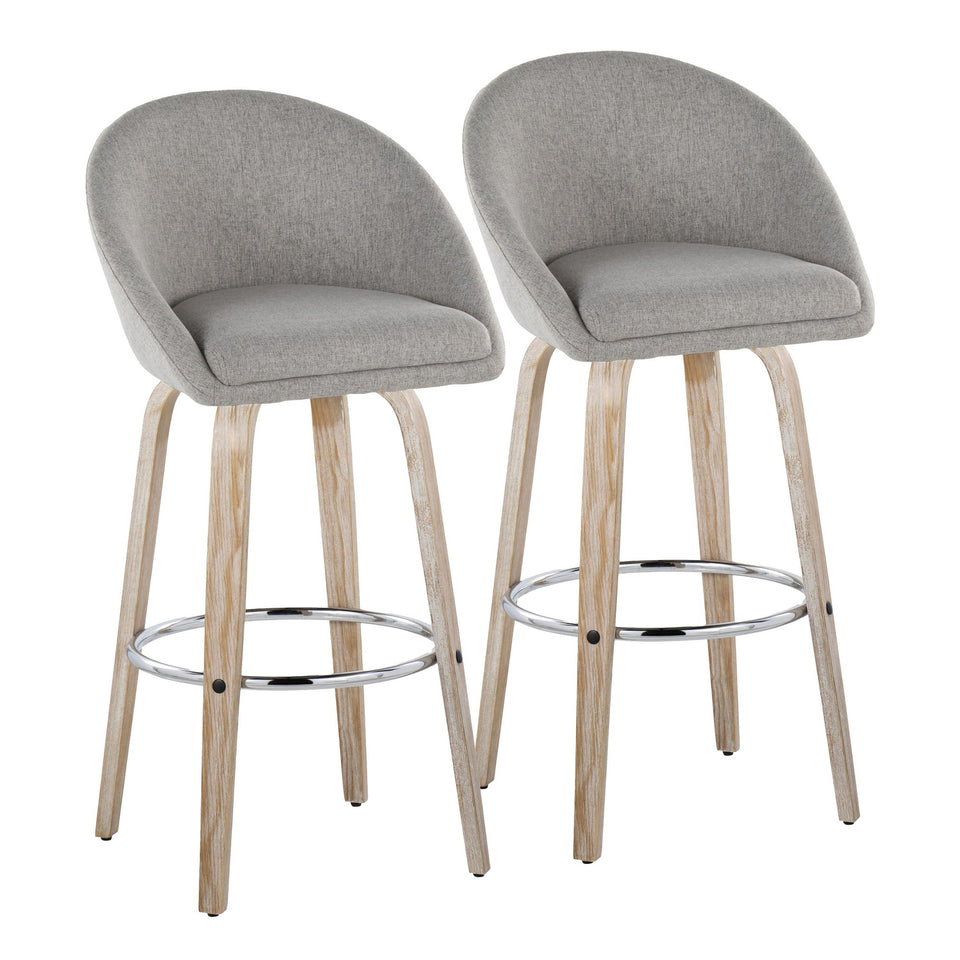 Matisse High Back 30" Fixed-Height Barstool - Set of 2