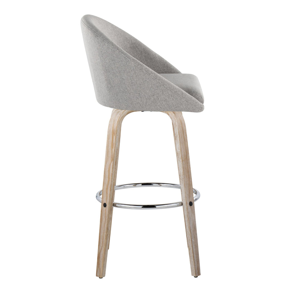 Matisse High Back 30" Fixed-Height Barstool - Set of 2