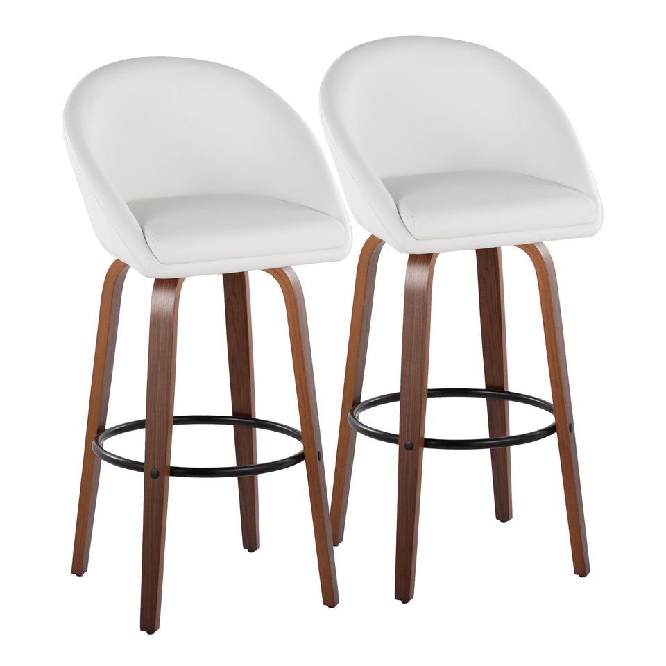 Matisse High Back 30" Fixed-Height Barstool - Set of 2