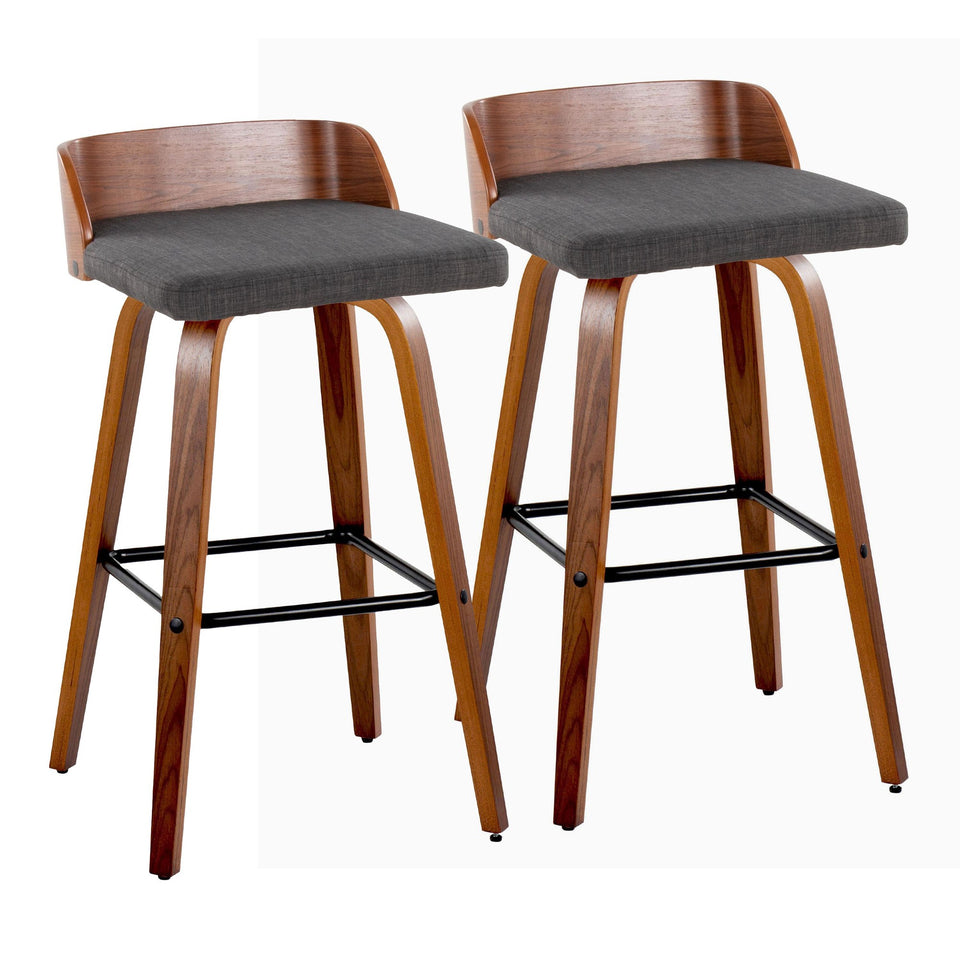 Maya 30" Fixed-Height Barstool - Set of 2