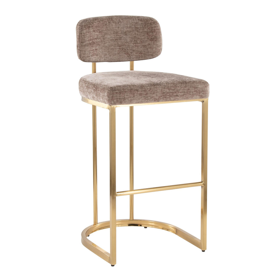 Mid-back Demi 30" Fixed-Height Barstool - Set of 2