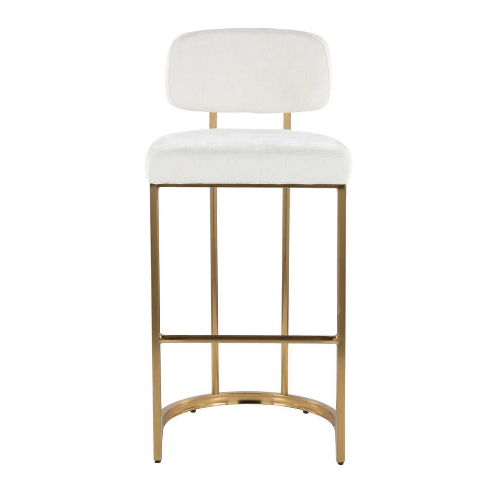 Mid-back Demi 30" Fixed-Height Barstool - Set of 2