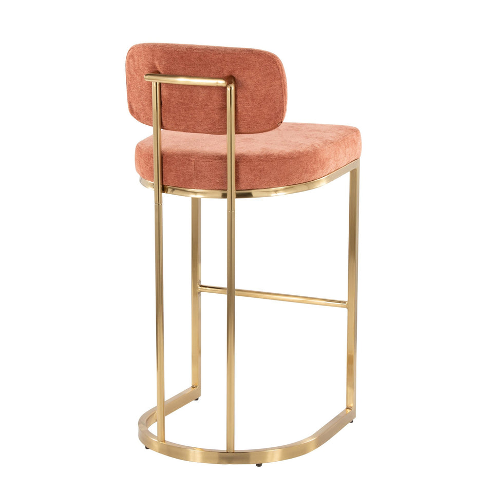 Mid-back Demi 30" Fixed-Height Barstool - Set of 2