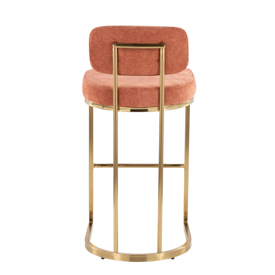 Mid-back Demi 30" Fixed-Height Barstool - Set of 2
