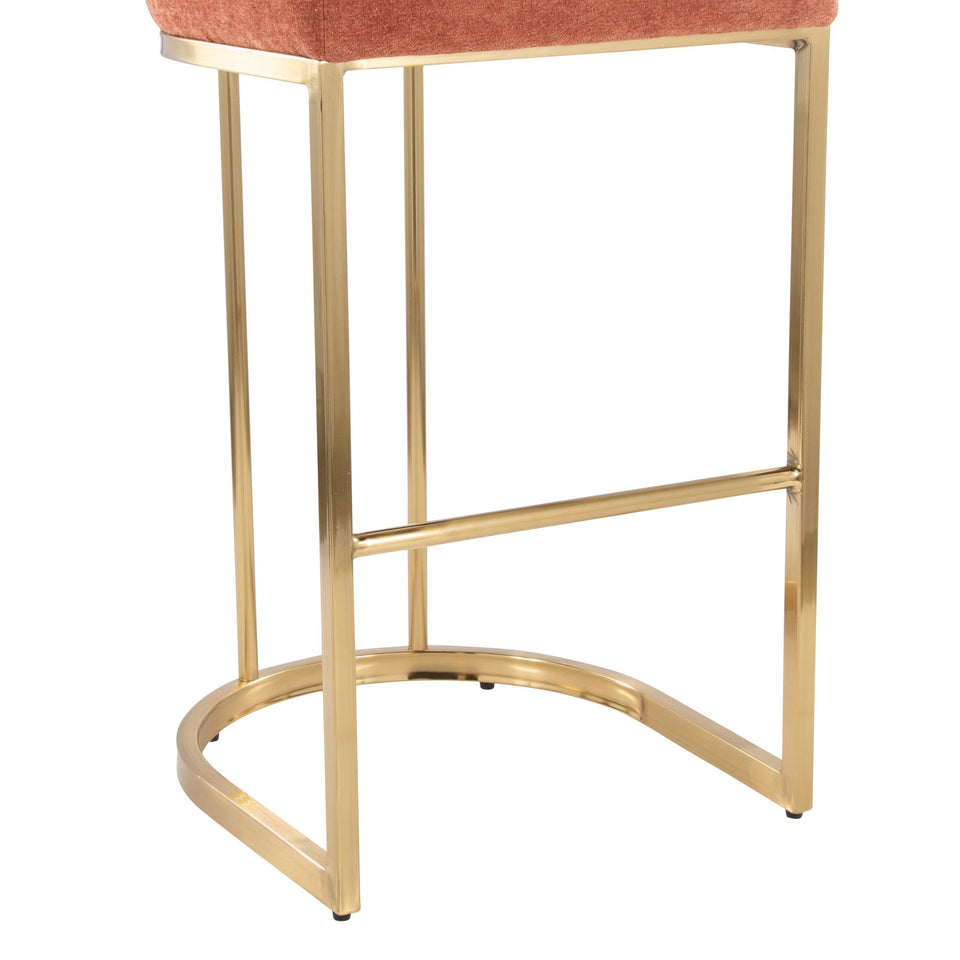 Mid-back Demi 30" Fixed-Height Barstool - Set of 2