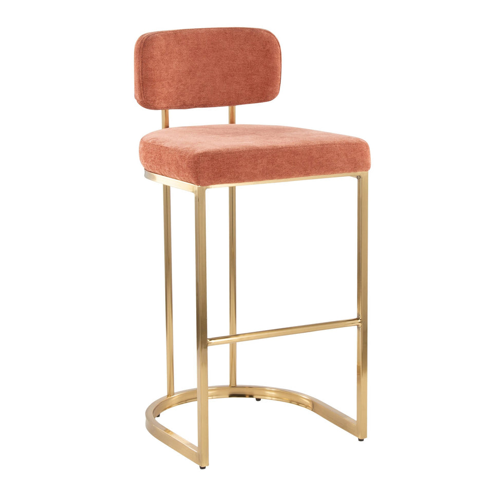 Mid-back Demi 30" Fixed-Height Barstool - Set of 2