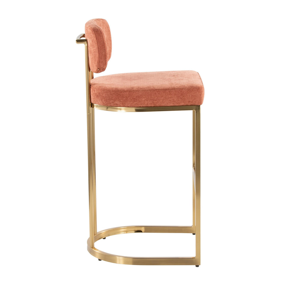 Mid-back Demi 30" Fixed-Height Barstool - Set of 2