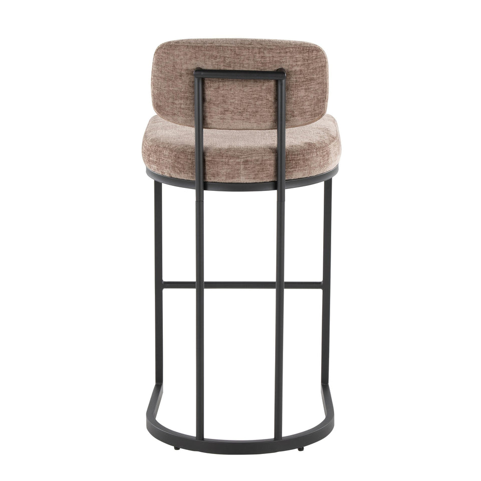Mid-back Demi 30" Fixed-Height Barstool - Set of 2