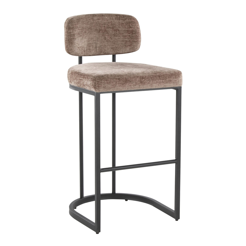 Mid-back Demi 30" Fixed-Height Barstool - Set of 2