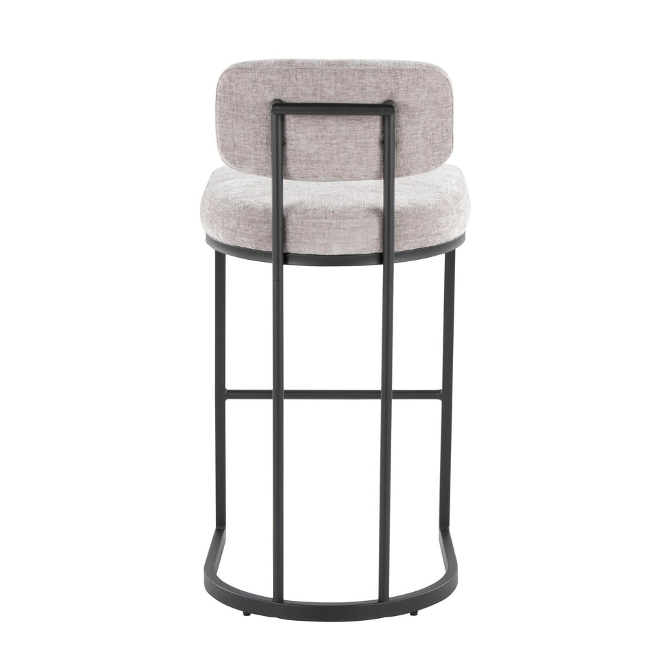 Mid-back Demi 30" Fixed-Height Barstool - Set of 2