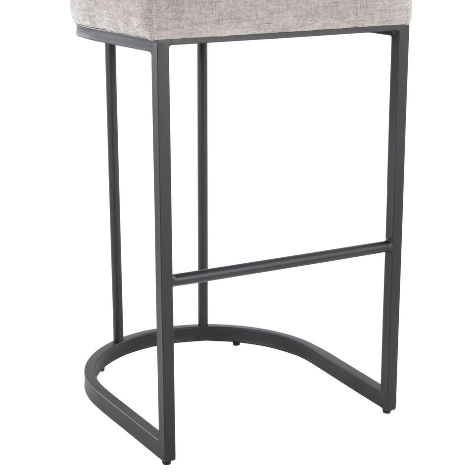 Mid-back Demi 30" Fixed-Height Barstool - Set of 2