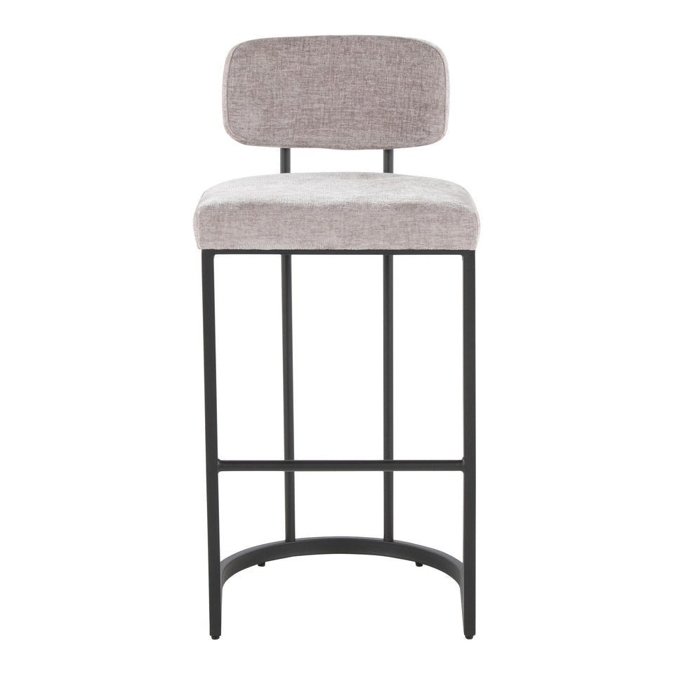 Mid-back Demi 30" Fixed-Height Barstool - Set of 2