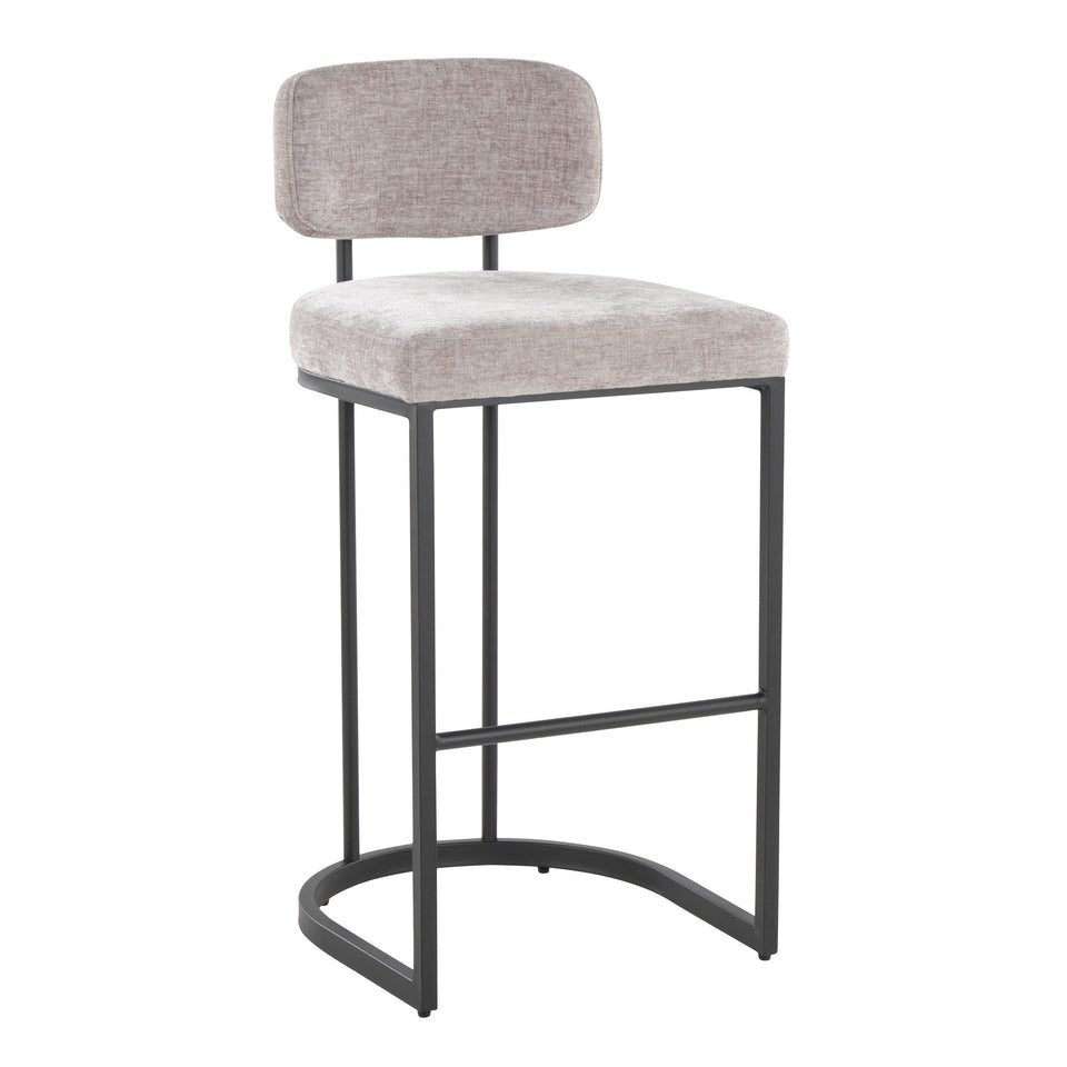 Mid-back Demi 30" Fixed-Height Barstool - Set of 2