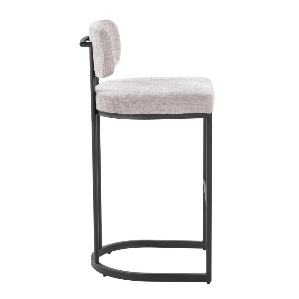 Mid-back Demi 30" Fixed-Height Barstool - Set of 2
