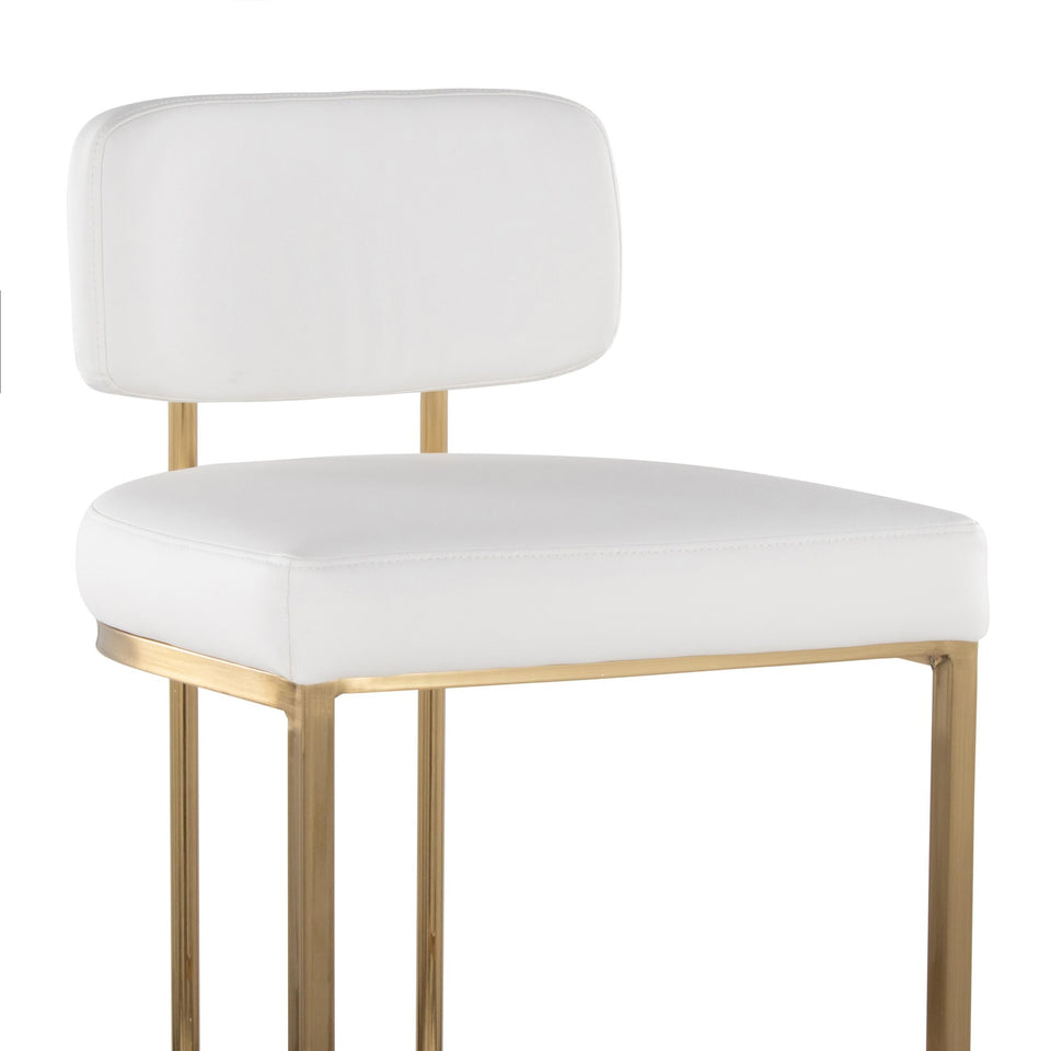 Mid-back Demi 30" Fixed-Height Barstool - Set of 2