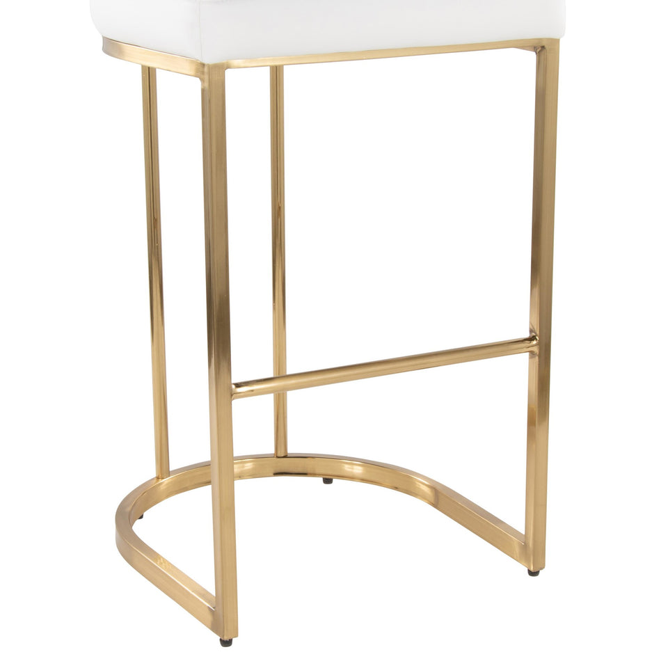 Mid-back Demi 30" Fixed-Height Barstool - Set of 2