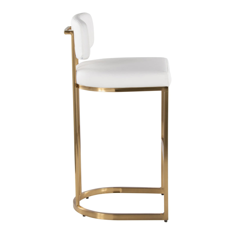 Mid-back Demi 30" Fixed-Height Barstool - Set of 2