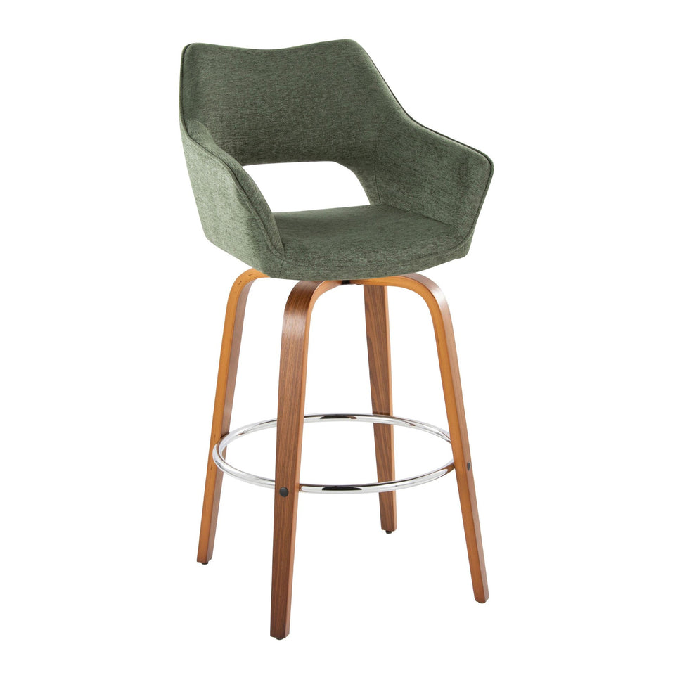 Mustang 30" Fixed-Height Xl Barstool - Set of 2