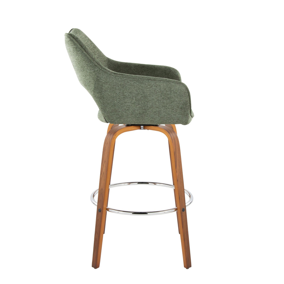 Mustang 30" Fixed-Height Xl Barstool - Set of 2