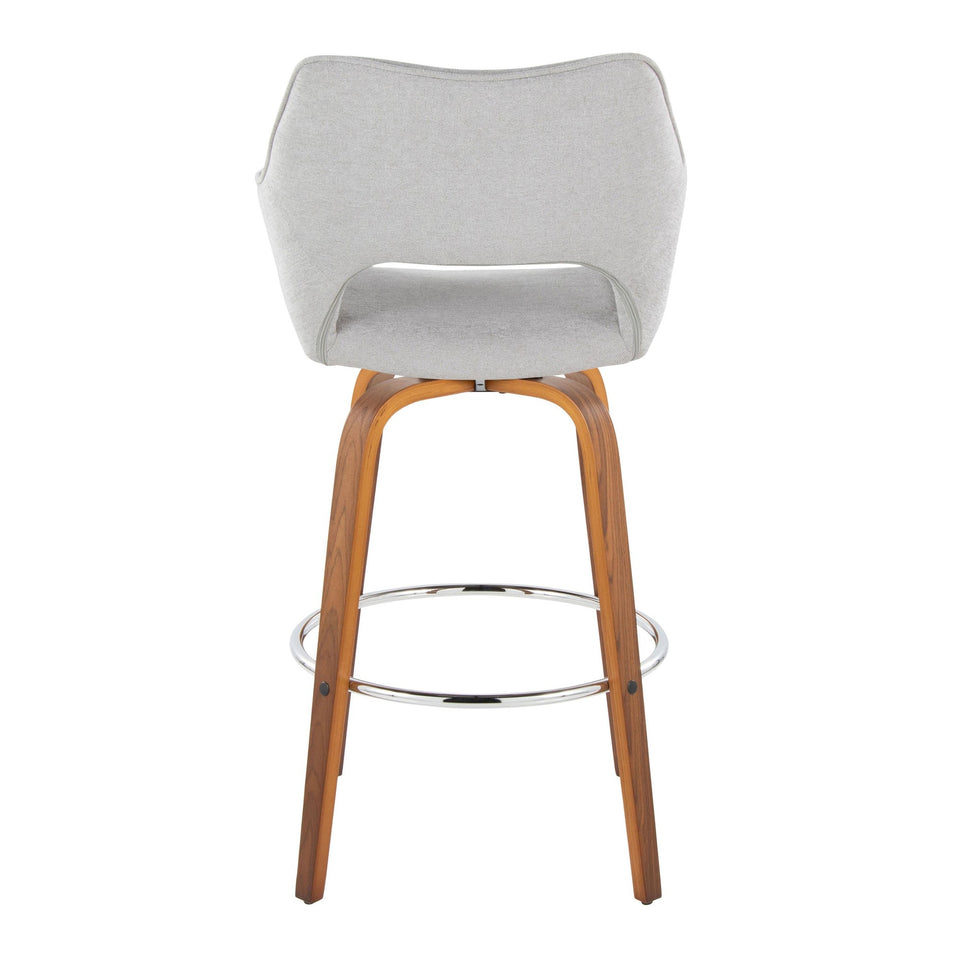 Mustang 30" Fixed-Height Xl Barstool - Set of 2