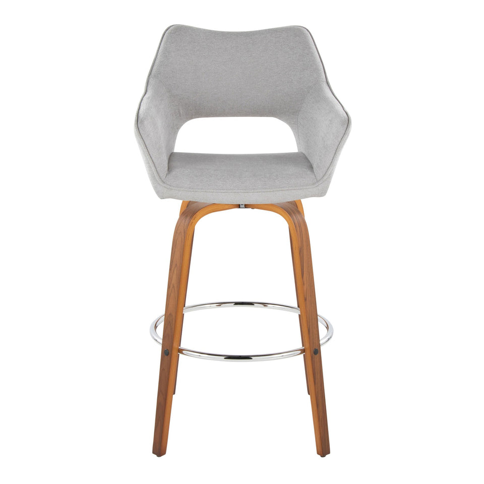 Mustang 30" Fixed-Height Xl Barstool - Set of 2