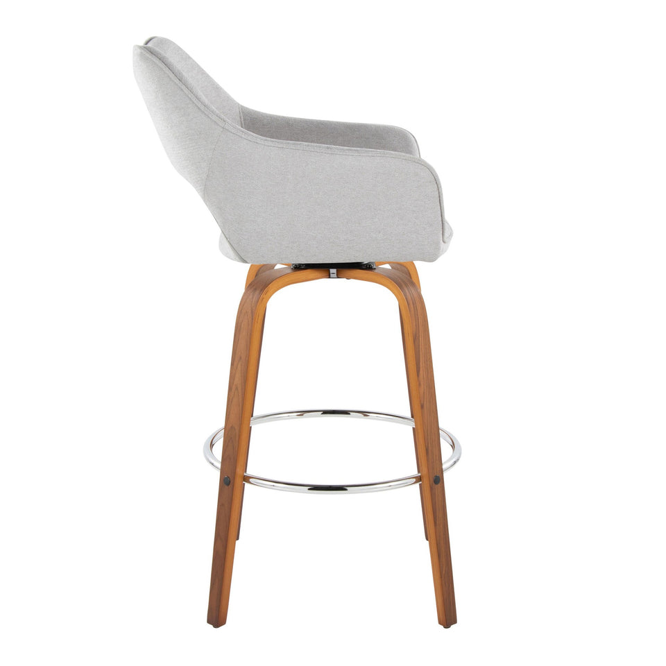Mustang 30" Fixed-Height Xl Barstool - Set of 2