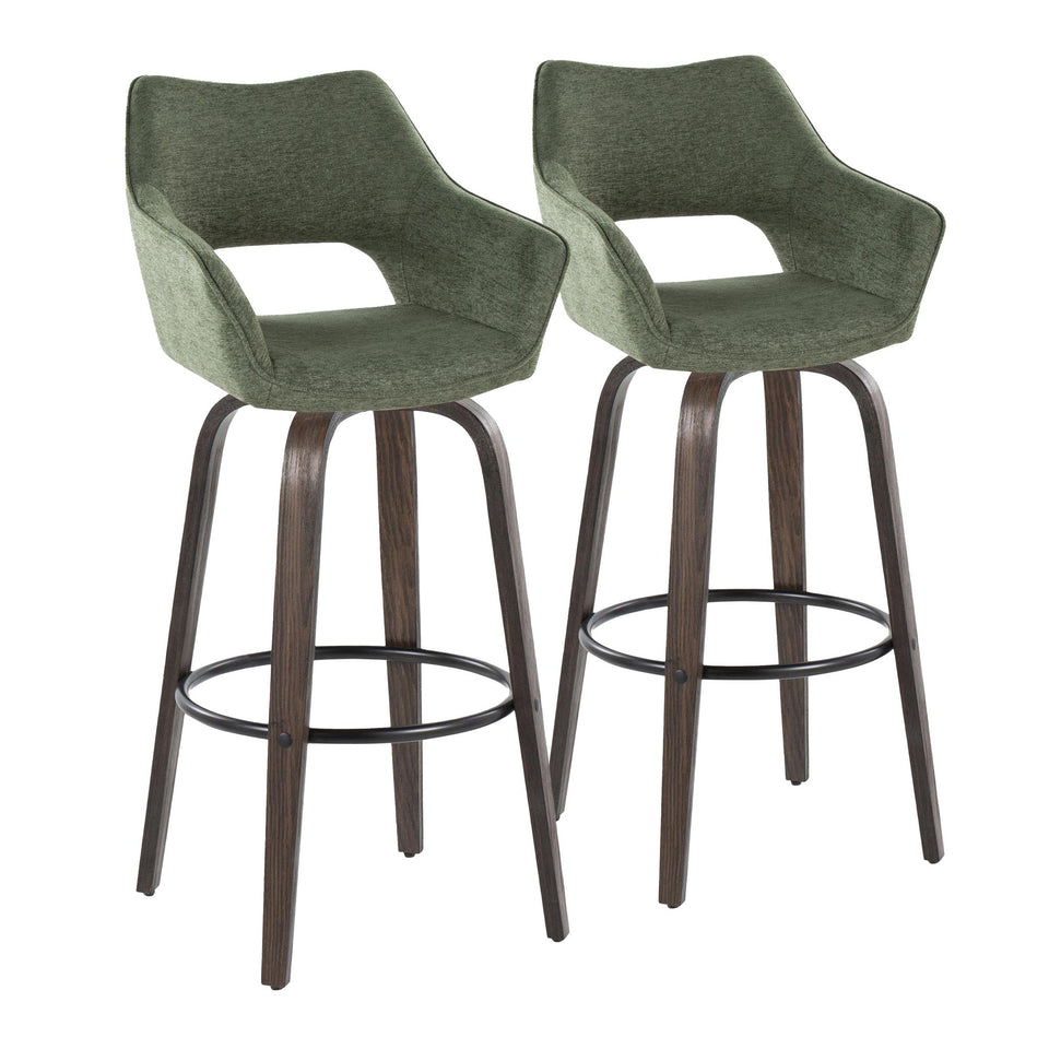 Mustang 30" Fixed-Height Barstool - Set of 2